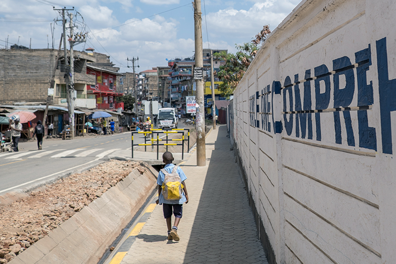 A safer journey to school post-intervention.