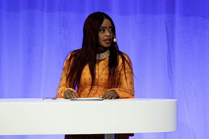 Child Health Initiative Ambassador Zoleka Mandela spoke in the Leadership plenary at the 3rd Global Ministerial Conference on Road Safety, held in Stockholm, Sweden, 2020.