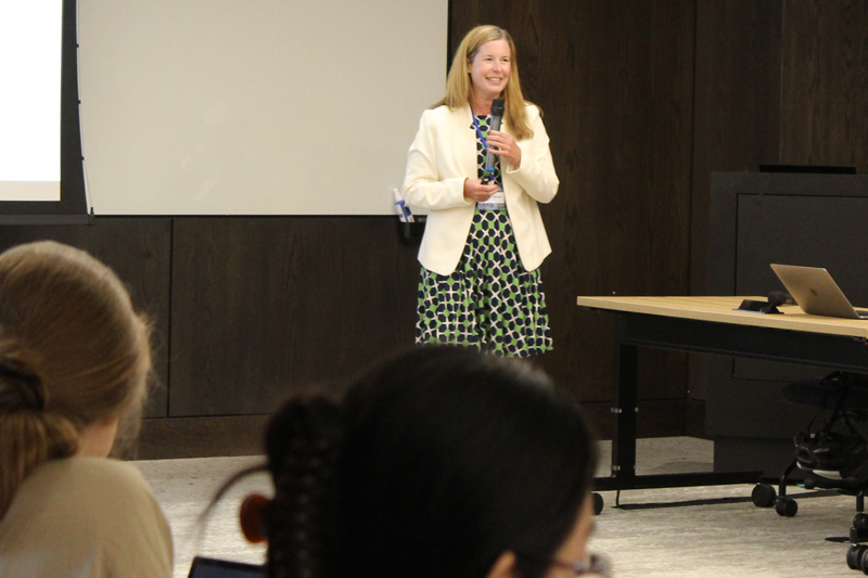Meghan Mitman of Fehr &amp; Peers provided personal insights about implementing Safe Systems around schools.