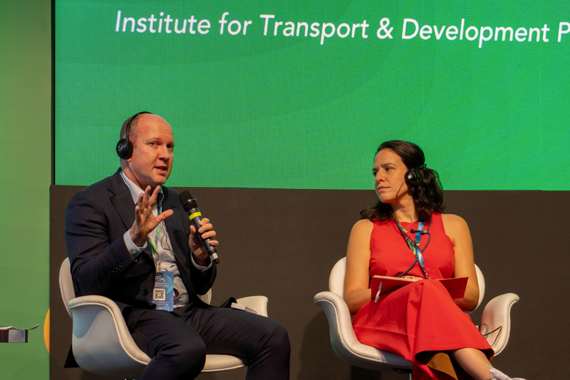 City of Rio Transportation Secretary Maína Celidonio joined FIA Foundation Deputy Director Avi Silverman.