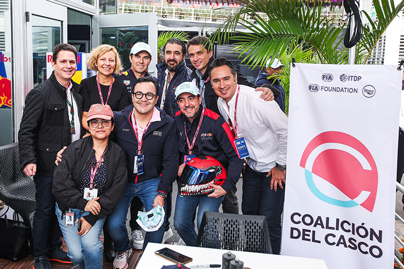 The event brought together public, private and civil groups at the Mexico Grand Prix.