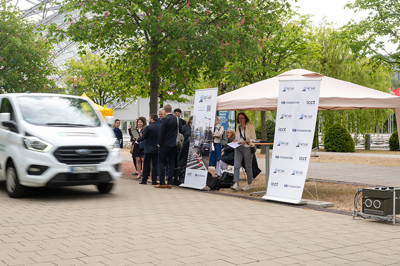 Attendees joined world emission testing demonstrations.